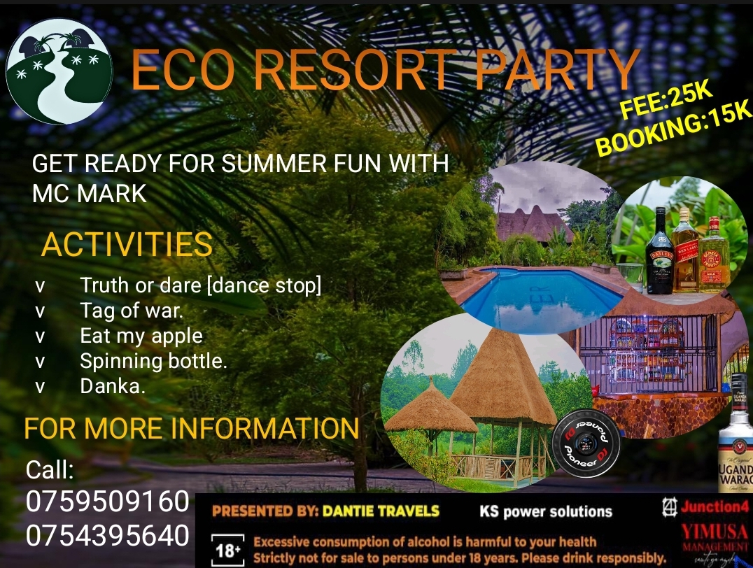 IVANAS ECO RESORT MUKONO PARTY