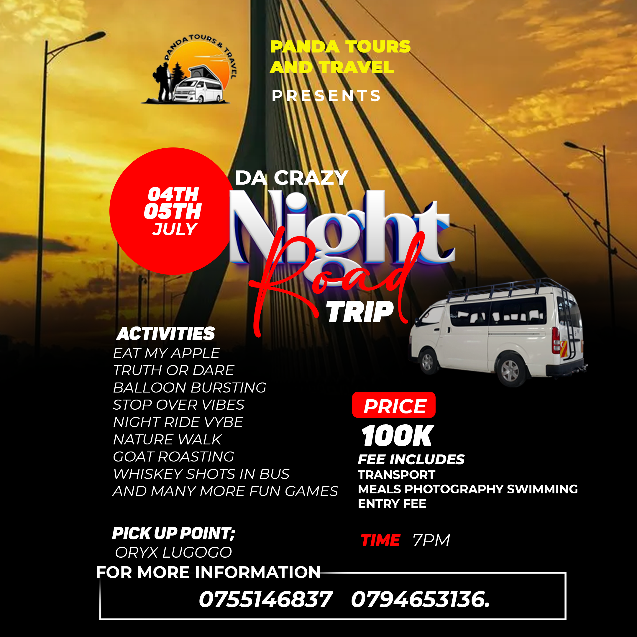 Crazy Night Road Trip To Jinja