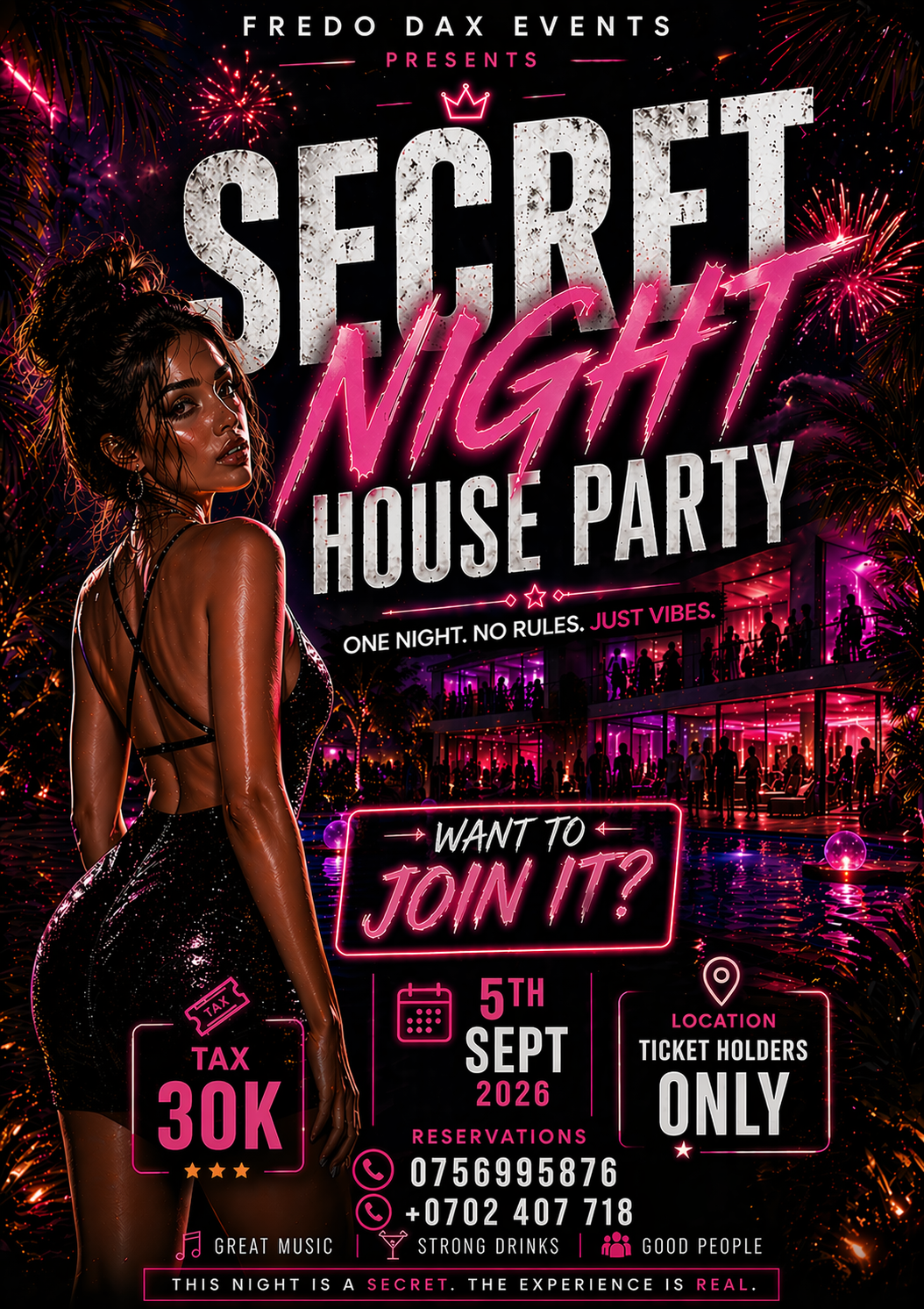 SECRET NIGHT HOUSE PARTY