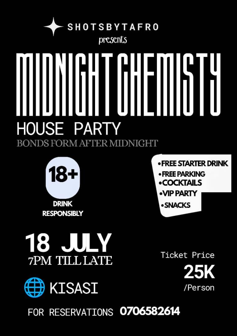 MIDNIGHT CHEMISTRY HOUSE PARTY