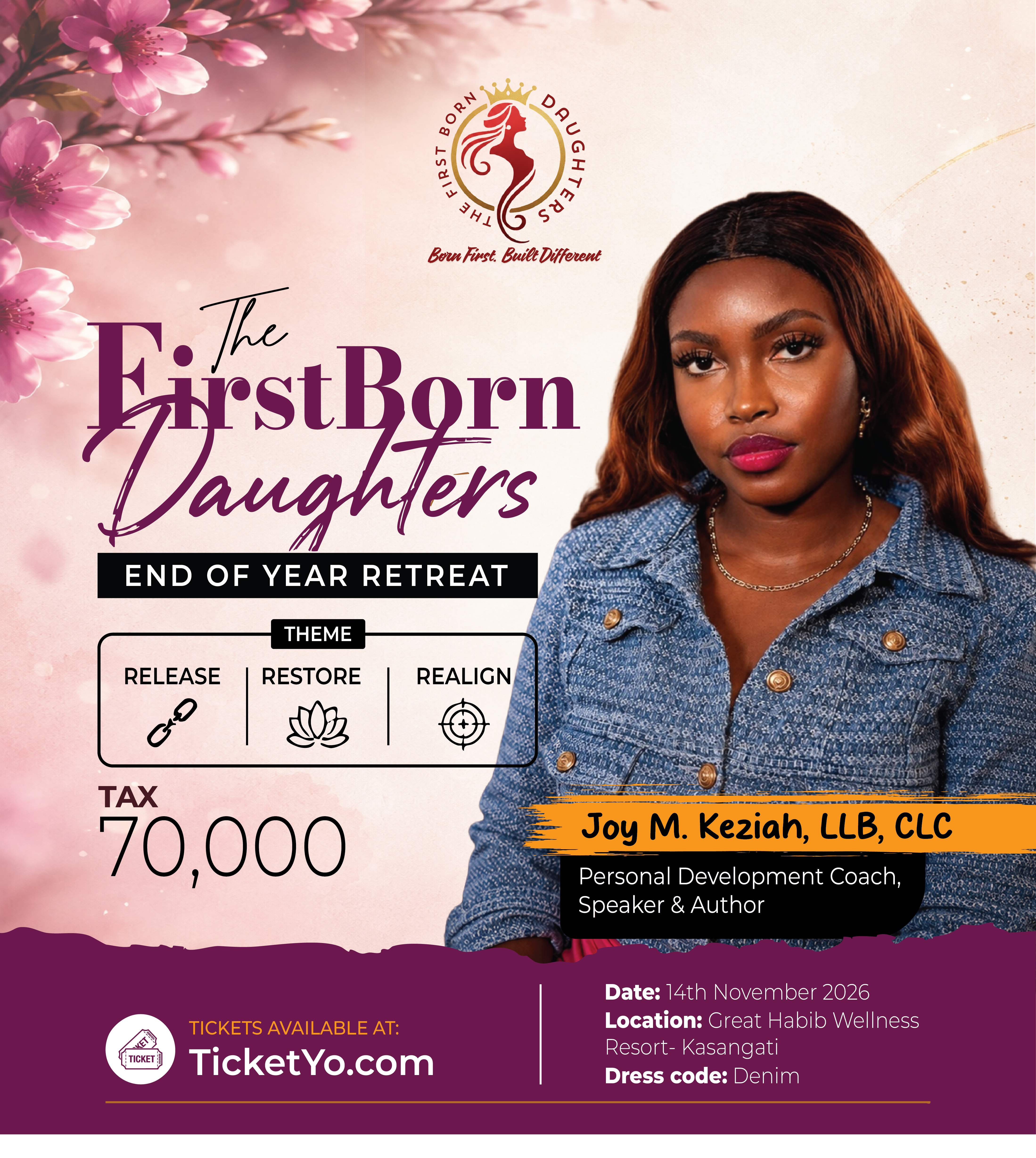 The Firstborn Daughters End of Year Retreat