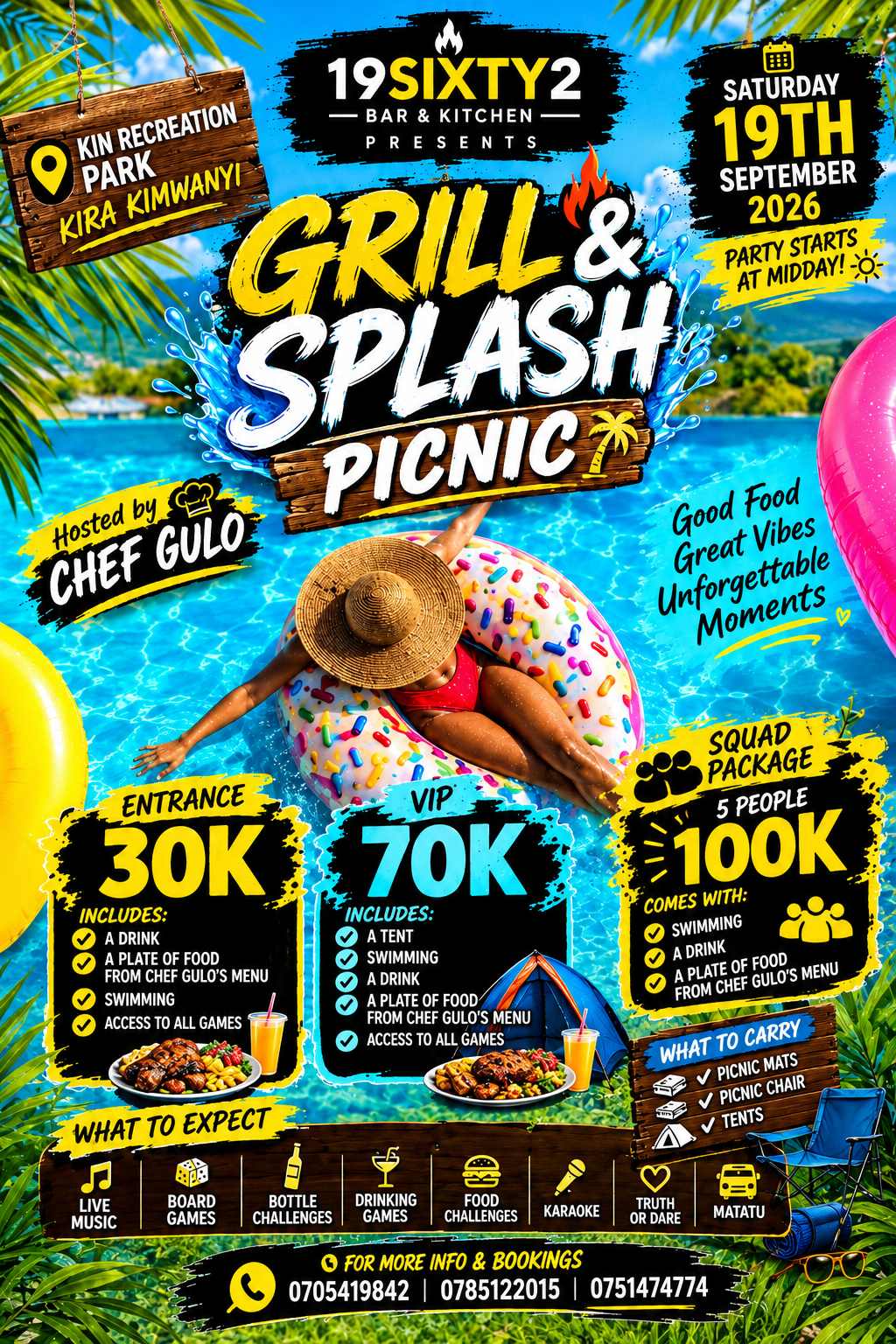 19sixty2 Grill & Splash Picnic — Hosted by Chef Gulo
