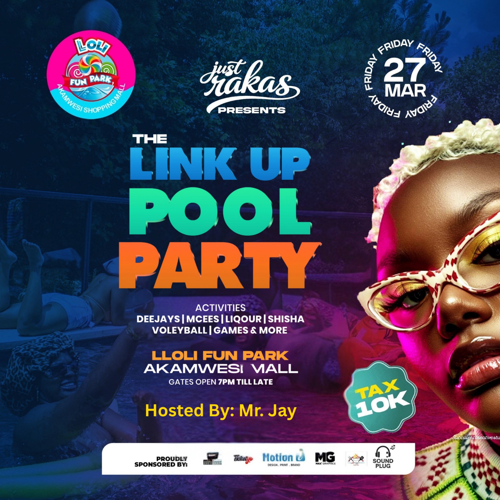The Link Up Pool party