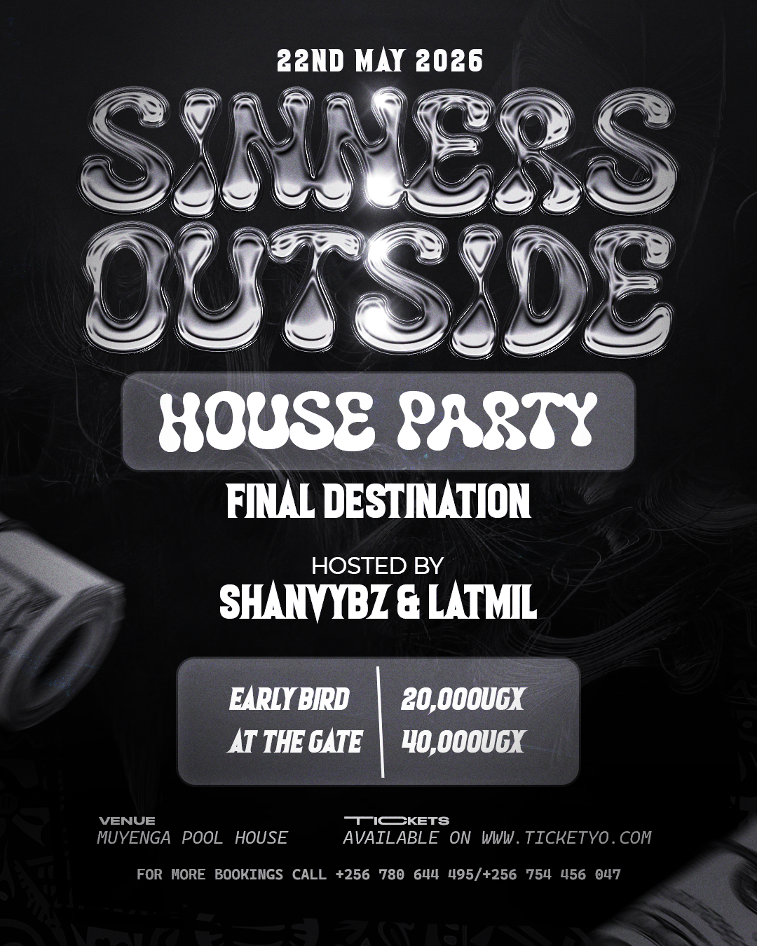Sinners outside houseparty final destination